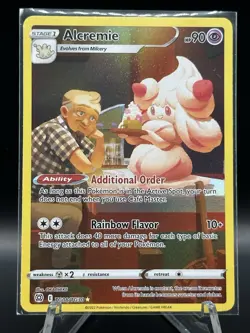 Pokemon TCG Alcremie Brilliant Stars TG08/TG30 Holo Secret Rare - Image 1