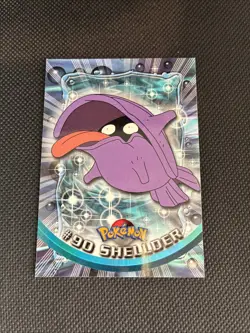 Topps Pokemon Shellder #90 2000 TV Animation Edition Non Holo Blue Logo - Image 1