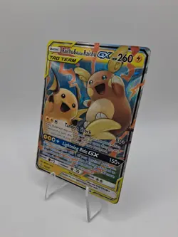 Raichu & Alolan Raichu GX 54/236 Unified Minds English Pokemon Tag Team NM - Image 2
