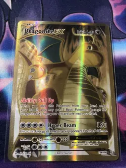 Pokemon Generations DRAGONITE FULL ART HOLO FOIL Gold Cool Art Rare - Image 1