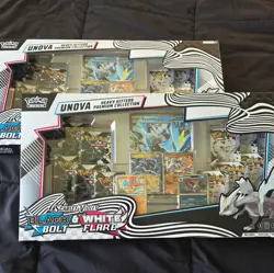 Pokemon Unova Heavy Hitters Premium Collection Black & White 2 Pack Sealed Boxes - Image 1