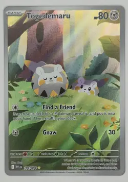 Togedemaru 104/094 Full Art Illustration Rare Phantasmal Flames Pokemon TCG NM - Image 1