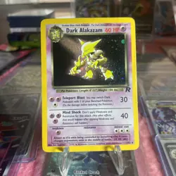 Pokemon TCG Dark Alakazam Team Rocket 1/82 Holo Unlimited moderate play* - Image 1