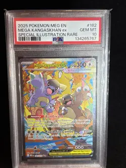 Pokemon TCG - Mega Evolutions - Mega Kangaskhan ex 182/132 PSA 10 - Image 1