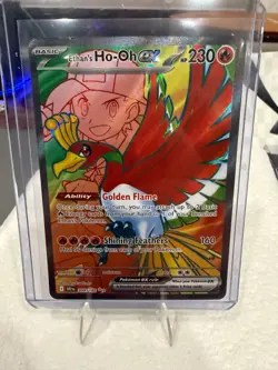 Pokemon TCG Ethan's Ho-Oh Ex 209/182 NM - Pack Fresh - Image 1