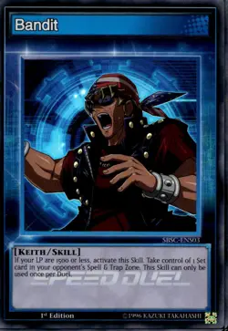 Bandit Speed Duel Super Rare SBSC-ENS03 Yu-Gi-Oh! - Image 1