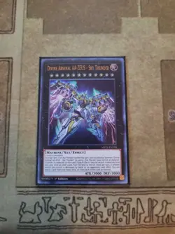 YUGIOH DIVINE ARSENAL AA-ZEUS SKY THUNDER MP21-EN195 ULTRA 1ST ED NM - Image 1