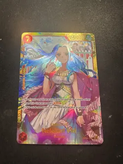 One Piece Nefeltari Vivi OP04-118 Secret Rare Kingdoms of Intrigue Foil - Image 1