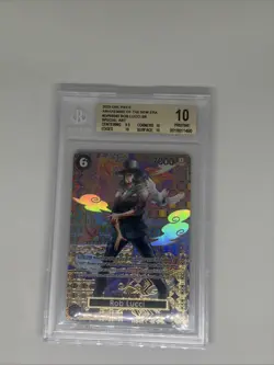 BGS 10 PRISTINE One Piece Awakening of the New Era Rob Lucci SR Special Art OP03 - Image 1