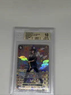 BGS 10 PRISTINE One Piece Awakening of the New Era Rob Lucci SR Special Art OP03 - Image 2