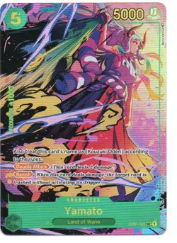 One Piece Card Game Romance Dawn Yamato OP01-121 SEC - Image 1