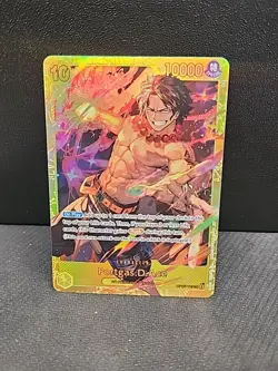One Piece TCG Portgas D Ace SEC PRB-02 OP07-119 The Best Vol 2 English Secret - Image 1