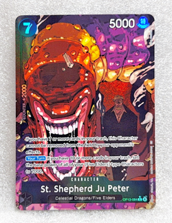 One Piece CCG - St. Shepherd Ju Peter (Alt Art) OP13-084 SR - NM English Foil - Image 1