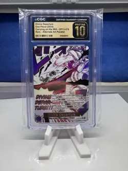 One Piece CCG Divine Departure AA Event Op13-076 CGC Pristine 10 - Image 1