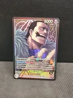 Bandai Crocodile Leader Full Art Foil Op14-079 Seven Warriors 5000 Power - Image 1