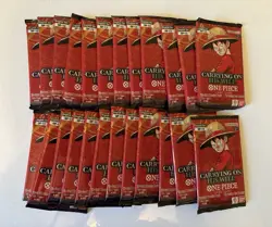 Lot Of 24 One Piece OP13 SEALED Carrying on His Will Booster Packs ENGLISH - Image 1