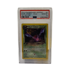 2002 Pokemon Dark Crobat Neo Destiny 1st Edition Holo Rare #2 PSA 10 Gem Mint - Image 1