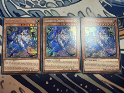 Yugioh Diabellze the Original Sinkeeper Prismatic Secret Rare MP25-EN063 x3 - Image 1