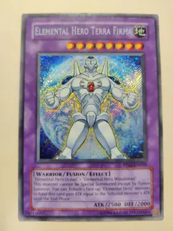 Elemental Hero Terra Firma PP02-EN009 Secret Rare LP - Image 1