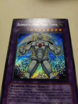 Elemental Hero Terra Firma PP02-EN009 Secret Rare LP - Image 2