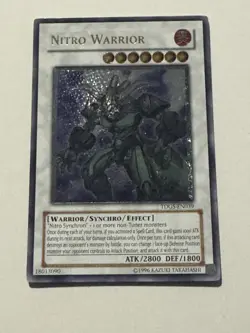 Yu-Gi-Oh Nitro Warrior TDGS-EN039 Ultimate Rare Unlimited - Image 1