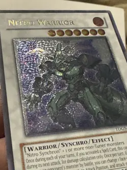 Yu-Gi-Oh Nitro Warrior TDGS-EN039 Ultimate Rare Unlimited - Image 3