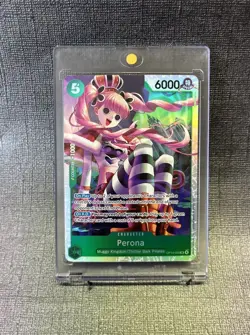 One Piece Perona OP14-033 Super Rare (SR) The Azure Sea's Seven - Image 1