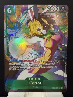 Carrot EB03-013 R Alt Art Heroines Edition ENGLISH One Piece TCG Bandai Namco - Image 1