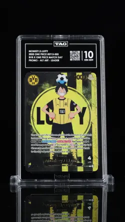TAG 10 One Piece Monkey D Luffy BVB x Matchday 2025 #ST13-003 Promo - Image 1