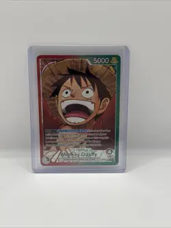 Monkey D Luffy OP13-001 L Leader Alt Art Carrying On His Will OPCG - Image 1