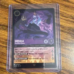 Disney Lorcana Ursula - Sea Witch Queen Legendary Cold Foil 58/204 - Image 1
