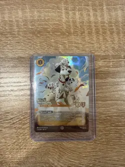Disney lorcana Pongo - Determined Father (Enchanted) 223/204 Fabled Holo - Image 1