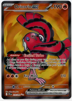 Oricorio EX Phantasmal Flames Ultra Rare #110/94 Holo Pokemon Card - Image 1