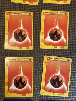 Pokemon Energy Card Lot Fire & Water Expedition 161/165 162/165 NM - Image 4