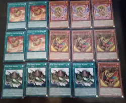 yugioh cards Fire King Mixed lot - Image 1