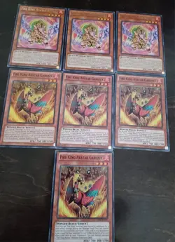 yugioh cards Fire King Mixed lot - Image 2