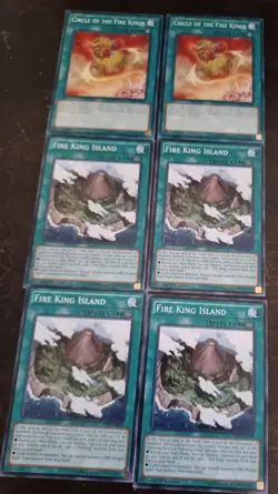 yugioh cards Fire King Mixed lot - Image 4