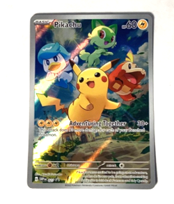 Pikachu Promo card #027 Paldea Evolved - Image 1