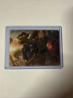 MTG Leatherhead, Iron Gator Art Card Art Series:Teenage Mutant Ninja Turtles - Image 1