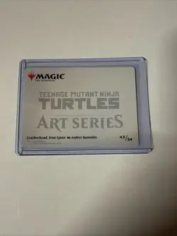 MTG Leatherhead, Iron Gator Art Card Art Series:Teenage Mutant Ninja Turtles - Image 2
