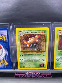🌿 Pokemon TCG – Erika's Oddish, Gloom & Vileplume Bundle – Gym Heroes (3 Cards) - Image 4