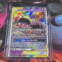 Muk & Alolan Muk GX Holo Ultra Rare Card 61/214 Sm-Unbroken Bonds - Image 1