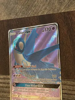 Pokemon Card TCG Latios GX TCG Unified Minds Holo 223/236 Full Art Ultra Rare - Image 3