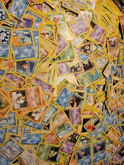 BULK Pokemon Cards 1000 Count WOTC Era Base Set To Neo Uncommons And Commons - Image 2