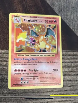 Pokemon TCG Evolutions 2016 Charizard Holo Rare Card 11/108 See Pics - Image 1