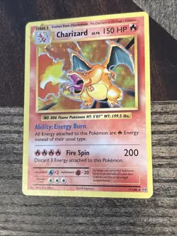 Pokemon TCG Evolutions 2016 Charizard Holo Rare Card 11/108 See Pics - Image 2