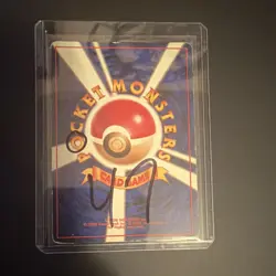 Pokemon Dark Charizard Holo Autographed Vintage 1996 Card #006 Japanese - Image 2