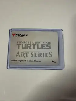 Raphael, Tough Turtle 9/54 MTG Art Series: Teenage Mutant Ninja Turtles (ASTMT) - Image 2