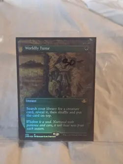 Worldly Tutor (Borderless) Dominaria Remastered Foil - Image 1
