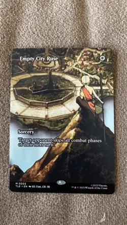 MTG Empty City Ruse (Borderless)Avatar: The Last Airbender NM Regular - Image 1